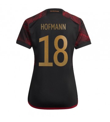 Germany Jonas Hofmann #18 Replica Away Stadium Shirt for Women World Cup 2022 Short Sleeve